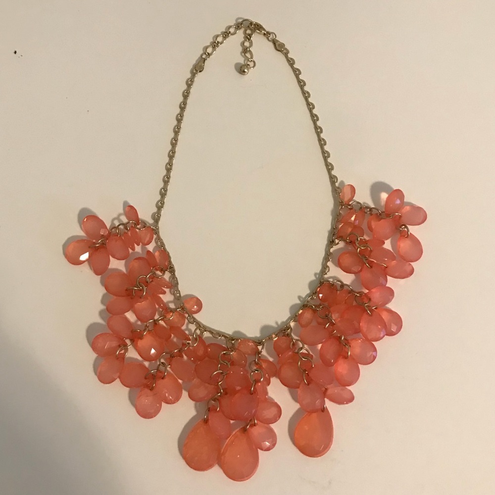 Coral and Gold necklace